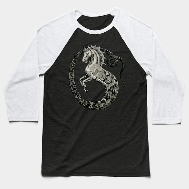 Kelpie Baseball T-Shirt by CasmahCreations